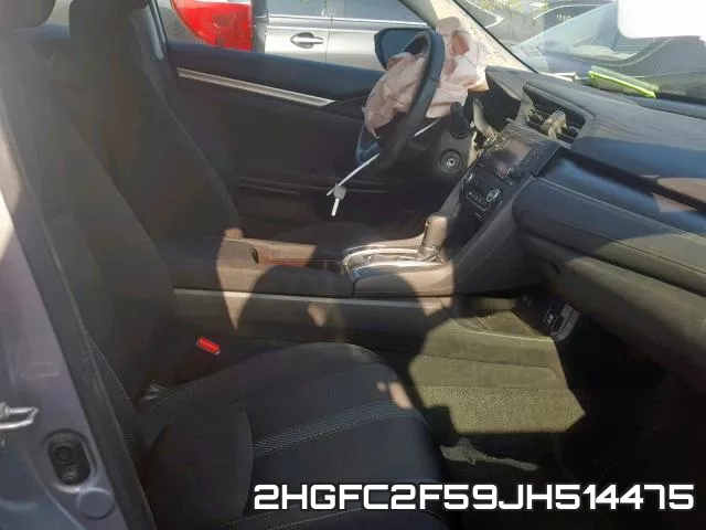 2HGFC2F59JH514475 фото 6