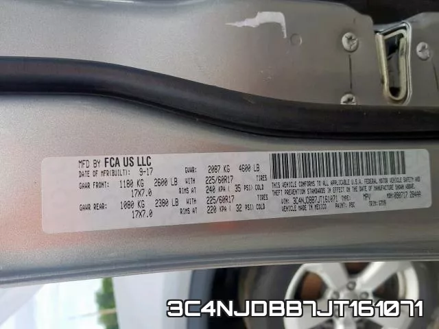 3C4NJDBB7JT161071 фото 2
