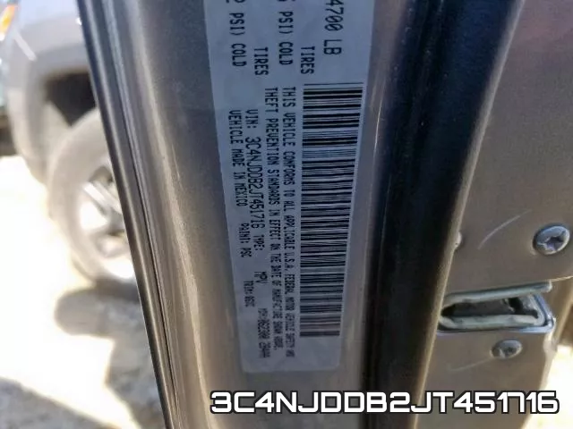 3C4NJDDB2JT451716 фото 2
