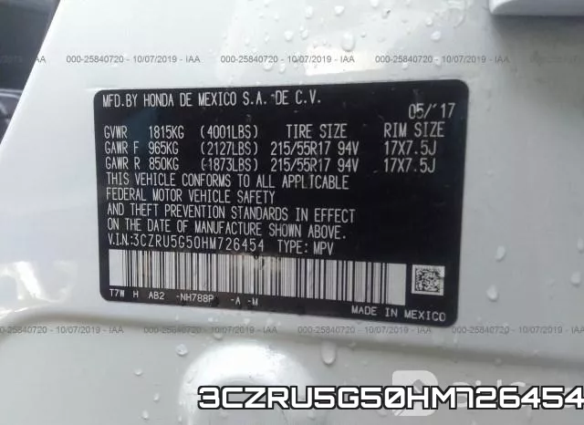3CZRU5G50HM726454 фото 10