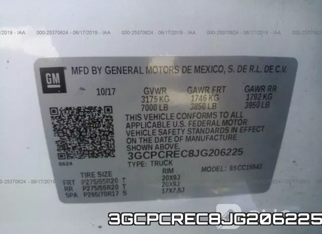 3GCPCREC8JG206225 фото 10