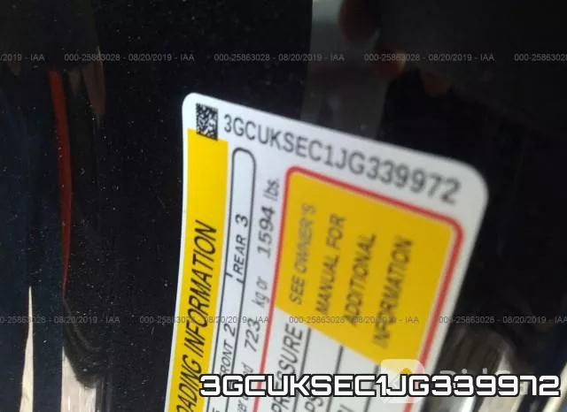 3GCUKSEC1JG339972 фото 10