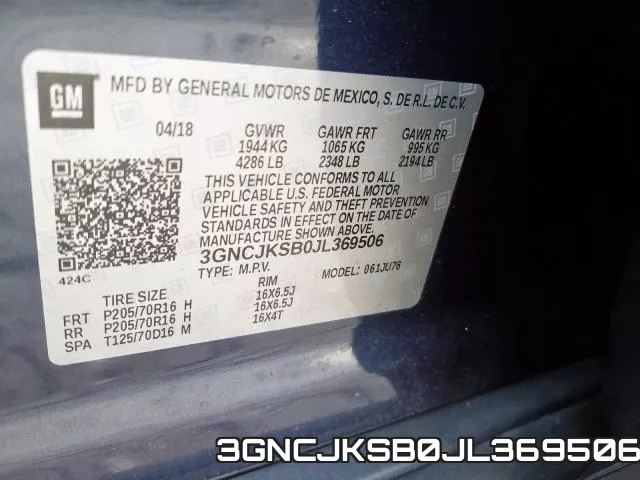 3GNCJKSB0JL369506 фото 2