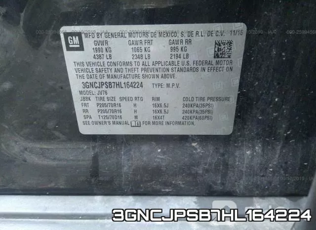 3GNCJPSB7HL164224 фото 10