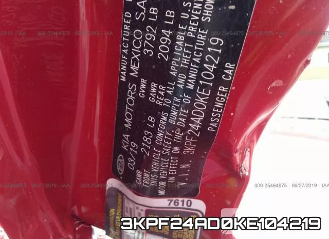 3KPF24AD0KE104219 фото 10