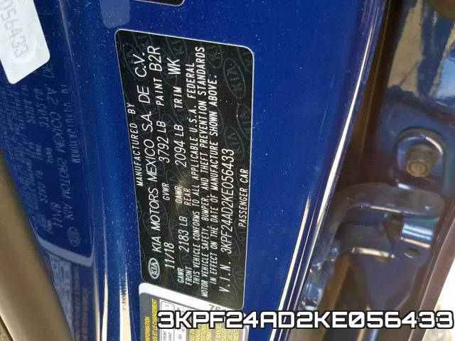 3KPF24AD2KE056433 фото 2