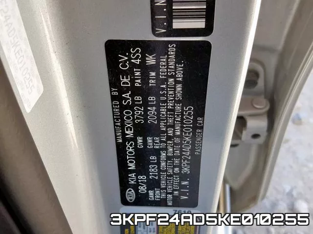 3KPF24AD5KE010255 фото 2