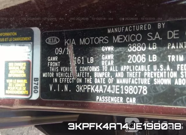 3KPFK4A74JE198078 фото 10