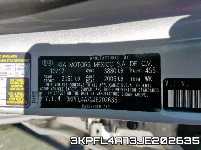 3KPFL4A73JE202635 фото 2