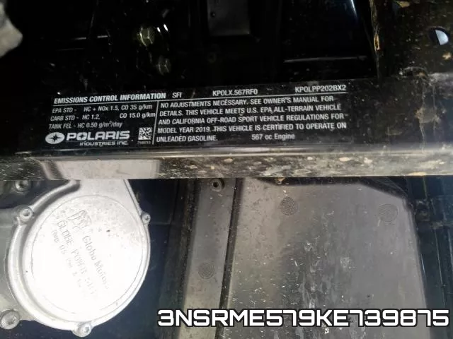 3NSRME579KE739875 фото 2