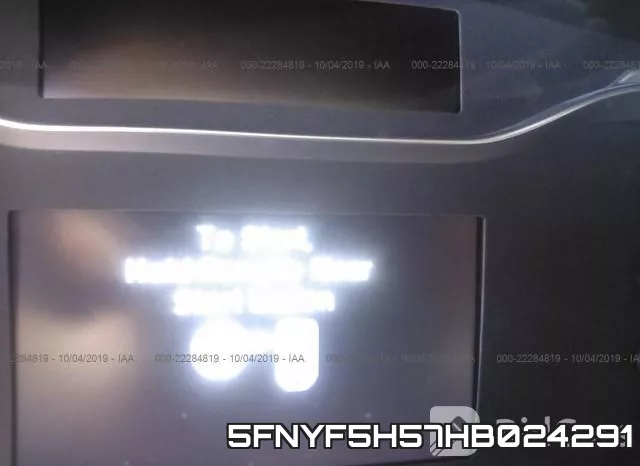 5FNYF5H57HB024291 фото 7