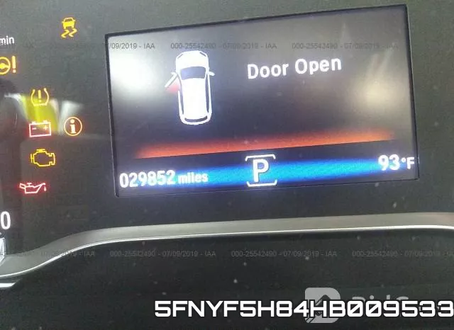 5FNYF5H84HB009533 фото 8