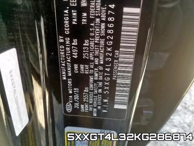 5XXGT4L32KG286874 фото 2