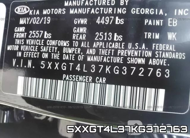 5XXGT4L37KG372763 фото 10