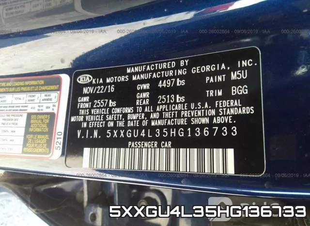 5XXGU4L35HG136733 фото 10