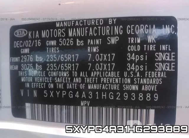 5XYPG4A31HG293889 фото 10