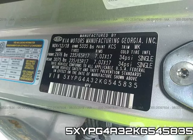5XYPG4A32KG545835 фото 10