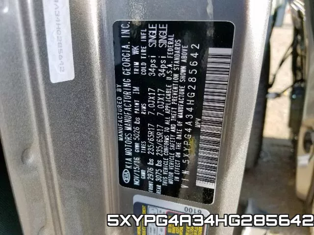 5XYPG4A34HG285642 фото 2