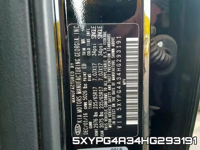5XYPG4A34HG293191 фото 2