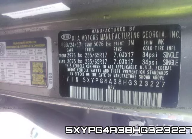 5XYPG4A38HG323227 фото 10