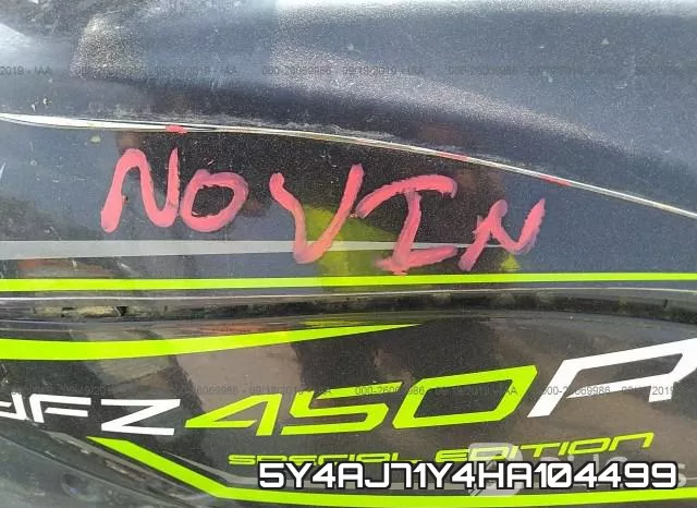 5Y4AJ71Y4HA104499 фото 2