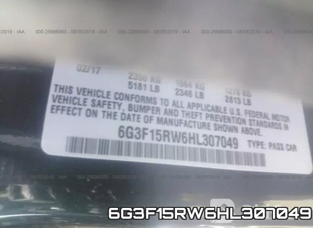 6G3F15RW6HL307049 фото 10