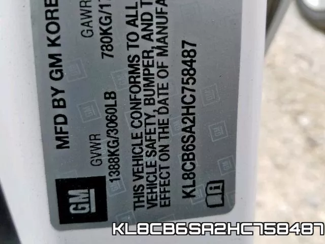 KL8CB6SA2HC758487 фото 2
