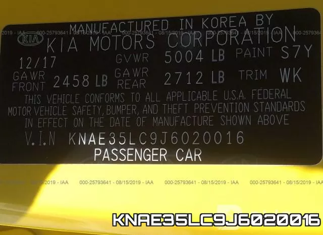 KNAE35LC9J6020016 фото 10