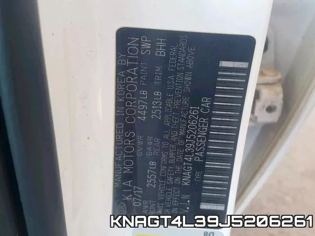 KNAGT4L39J5206261 фото 2