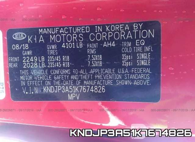 KNDJP3A51K7674826 фото 10