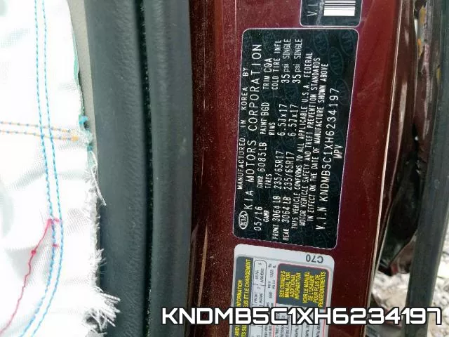 KNDMB5C1XH6234197 фото 2