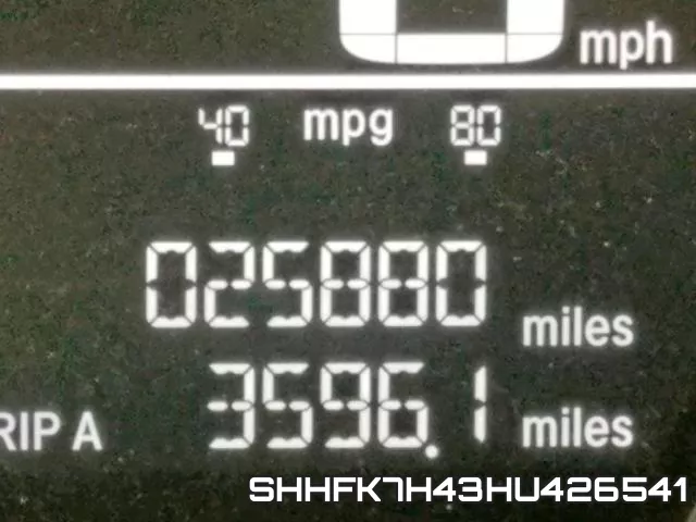 SHHFK7H43HU426541 фото 9