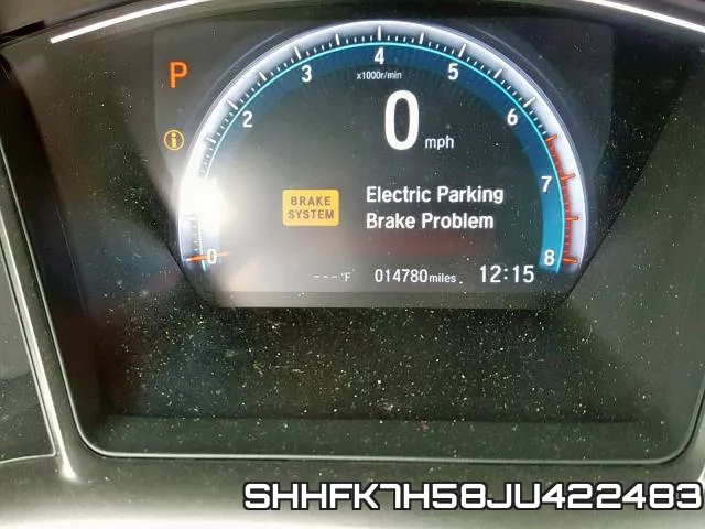 SHHFK7H58JU422483 фото 9
