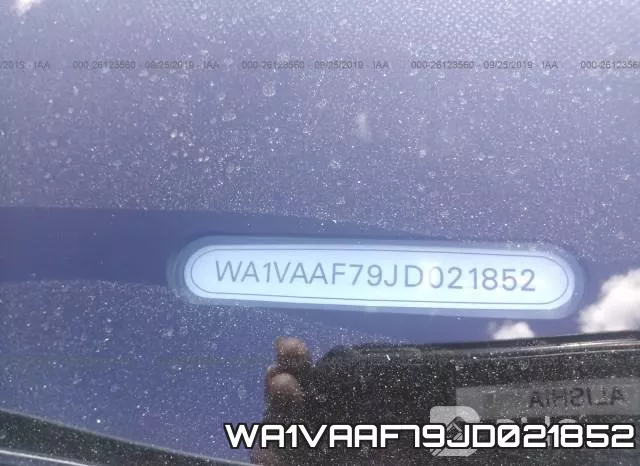 WA1VAAF79JD021852 фото 9