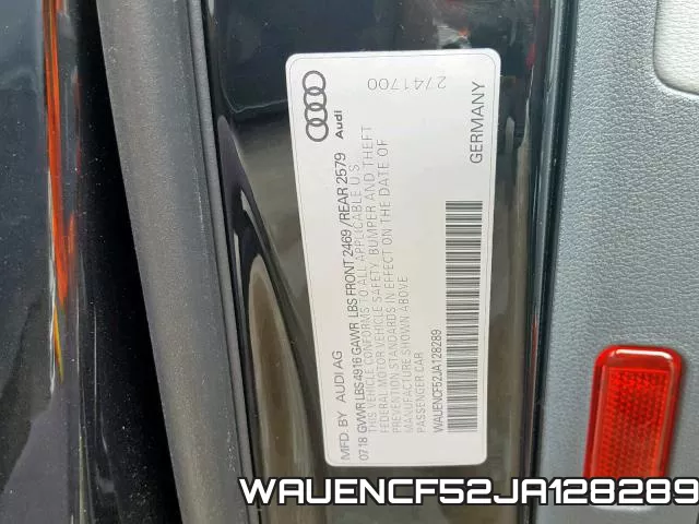 WAUENCF52JA128289 фото 2