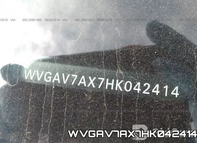 WVGAV7AX7HK042414 фото 10