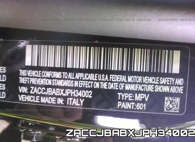 ZACCJBABXJPH34002 фото 10