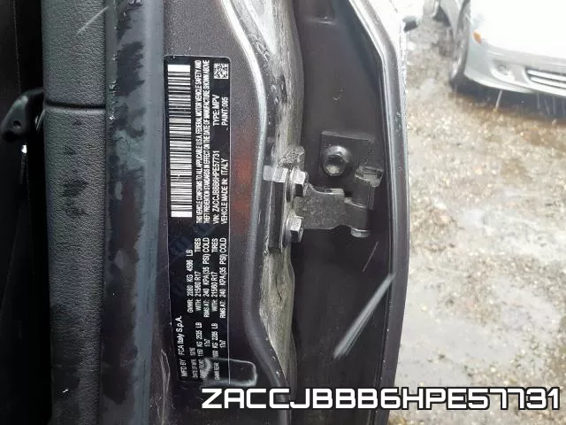 ZACCJBBB6HPE57731 фото 2