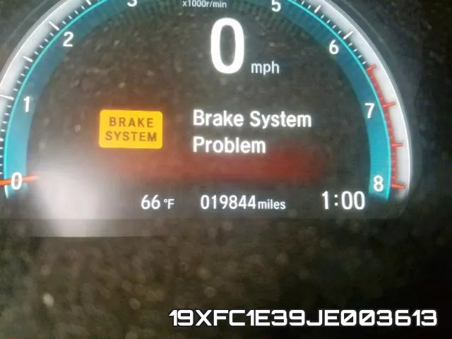 19XFC1E39JE003613 фото 9