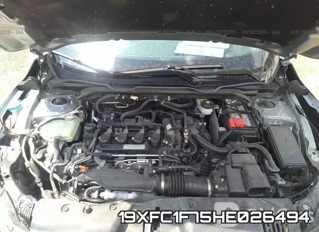 19XFC1F75HE026494 фото 2