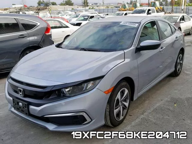 19XFC2F68KE204712 фото 3