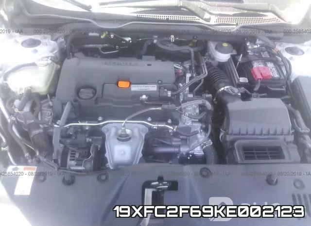 19XFC2F69KE002123 фото 2