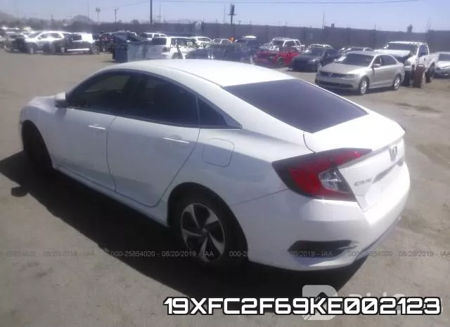 19XFC2F69KE002123 фото 4