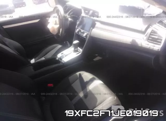 19XFC2F71JE019019 фото 6