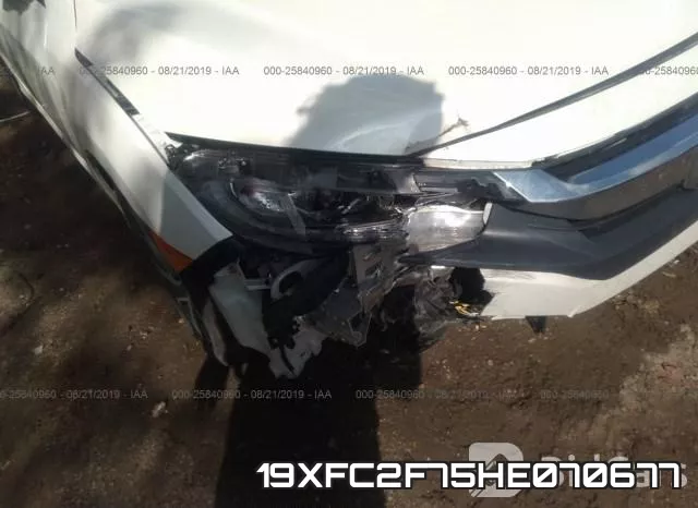 19XFC2F75HE070677 фото 7