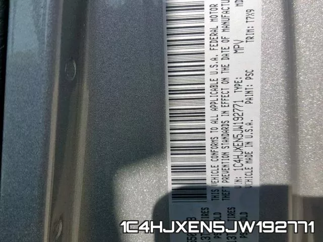 1C4HJXEN5JW192771 фото 2