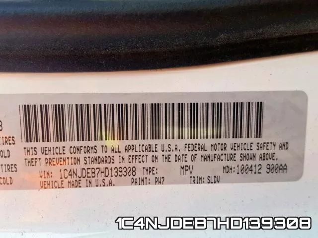 1C4NJDEB7HD139308 фото 2