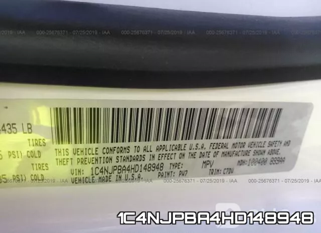 1C4NJPBA4HD148948 фото 10