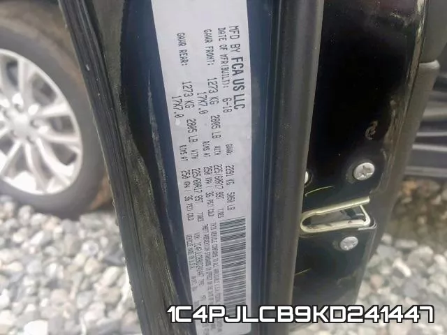 1C4PJLCB9KD241447 фото 2