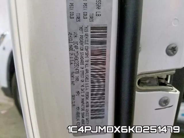1C4PJMDX6KD251479 фото 2